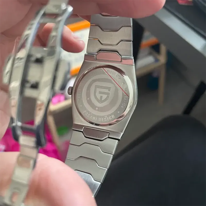 Pagani Design Super Thin Silver-tone Men's Watch- PD-YS020